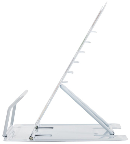 Подставка для книг металлическая фигурная Brauberg Kids, 190*200 мм, «Кот-Энтузиаст» (с таблицей умножения)