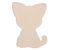Заготовка для творчества деревянная Sima-Land, 5*6,5*1,2 см, «Кошка»