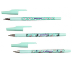 Ручка шариковая «Юнландия» Soft Touch Print, Glamour Cat, корпус ассорти, стержень синий