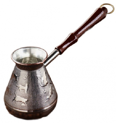 Турка для кофе медная «Кошки», 500 мл Турка для кофе медная «Кошки», 500 мл