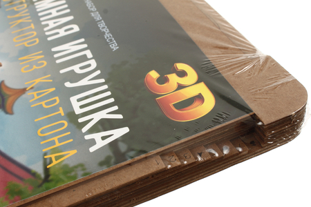 Конструктор картонный Lori «Объёмная игрушка», «Кот», 61 деталь