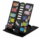 Подставка для книг металлическая фигурная Brauberg Kids, 150×150×130 мм, Cats (с таблицей умножения)