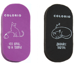 Ластик Colorio, 60×28 мм, овальный, ассорти Ластик Colorio, 60×28 мм, овальный, ассорти