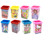 Стакан для канцелярских принадлежностей детский, 80×80×105 мм, ассорти Стакан для канцелярских принадлежностей детский, 80×80×105 мм, ассорти