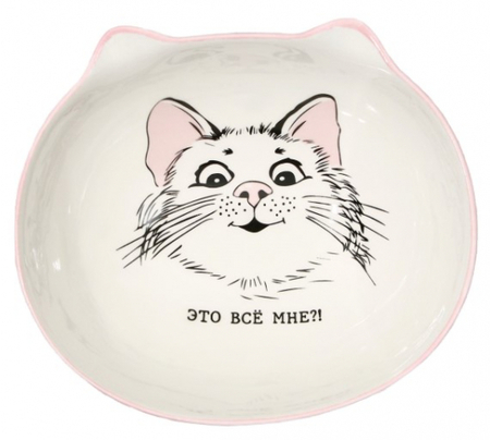 Тарелка керамическая Sima Land, диаметр 13 см, 13*11*5,5 см, 300 мл, «Это все мне?»