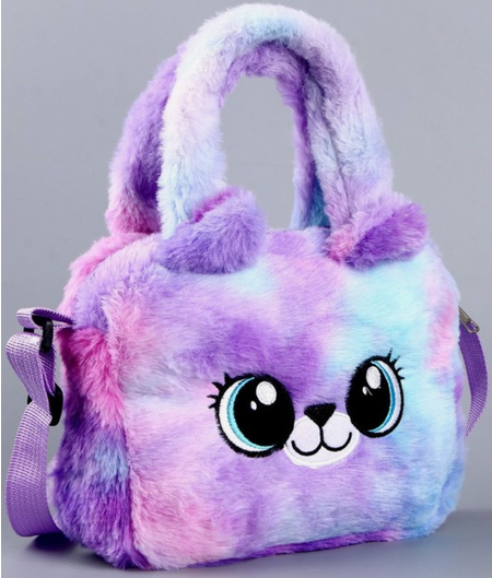 Сумочка меховая детская Sima-Land, 20*15*5 см, «Пушистик» Сумочка меховая детская Sima-Land, 20*15*5 см, «Пушистик»