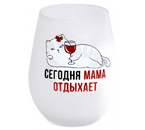Стакан стеклянный Sima Land, 620 мл, «Мама отдыхает»