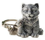 Брелок из мраморной крошки Sima-Land, 3,5 см, «Котенок с поднятой лапкой маленький» Брелок из мраморной крошки Sima-Land, 3,5 см, «Котенок с поднятой лапкой маленький»