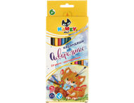 Карандаши цветные акварельные Kanzy «Мой друг котенок»