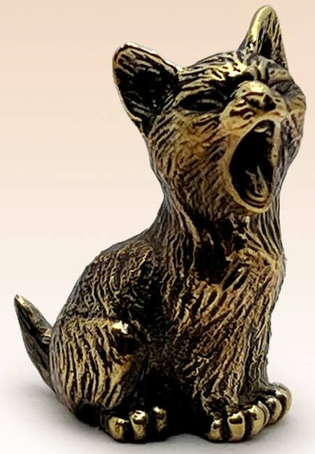 Фигурка сувенирная «Котик» BronzaMania, «Котик Чижик»