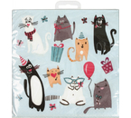 Салфетки сервировочные «ПатиБум», 33×33 см, 12 шт., «Кошки»