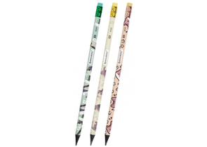 Карандаш чернографитный Brauberg Print, твердость грифеля ТМ, с ластиком, «Милые коты», ассорти