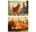 Альбом для рисования А4 «Гигантские кошки», 203×286 мм, 48 л., ассорти Альбом для рисования А4 «Гигантские кошки», 203×286 мм, 48 л., ассорти