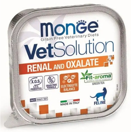 Корм влажный Monge VetSolution Renal Oxalate (при хронической почечной недостаточности), 100 г