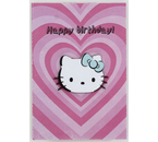 Открытка поздравительная ручной работы и конверт, 105×147 мм, Happy Birthday. Kitty