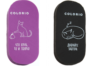 Ластик Colorio, 60×28 мм, овальный, ассорти Ластик Colorio, 60×28 мм, овальный, ассорти