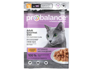 Корм влажный ProBalance Adult Gourmet Diet (для привередливых кошек)