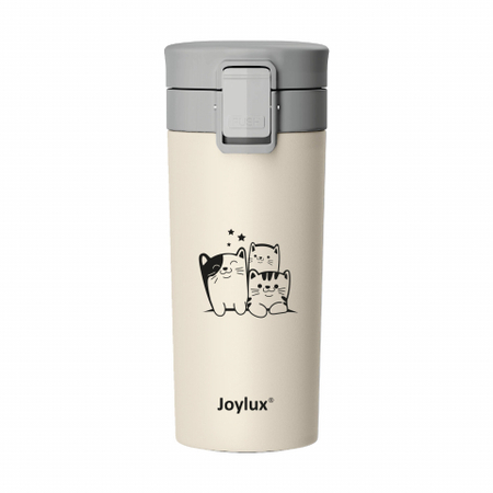 Термокружка Joylux Classic, 380 мл, бежевая