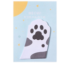 Блок бумаг для записей I'm A Milk Cat, 45×75 мм, 30 л., «Черно-белая лапка»