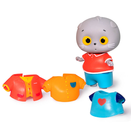 Игрушка-мини «Басик» с одеждой «Яркие краски», игрушка 8 см