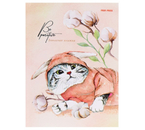 Книжка записная «Котик в костюмчике», 145×203 мм, 160 л., клетка