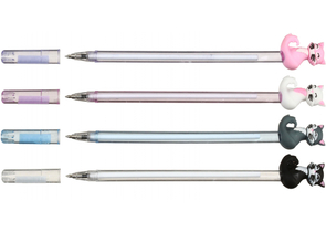 Ручка шариковая Meshu, Purr, корпус ассорти, стержень синий Ручка шариковая Meshu, Purr, корпус ассорти, стержень синий