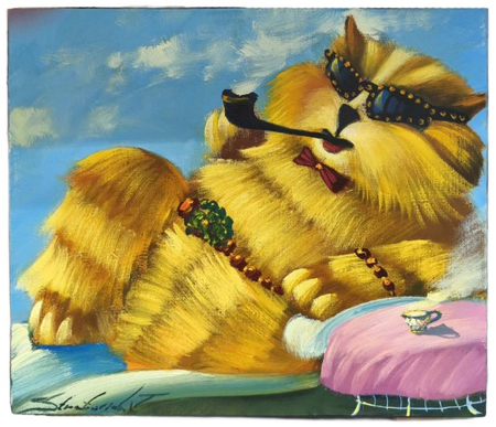 Картина «Утренний кофе» (Стратович В.В.), 40*35 см, холст, масло