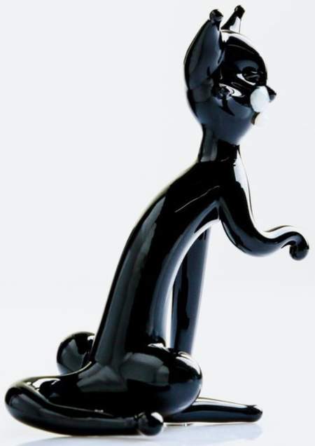 Фигура из стекла «Кошка», высота 6 см, ассорти