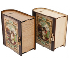 Шкатулка-книга деревянная «Котенок», 14×14 см, ассорти