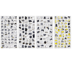 Наклейки виниловые декоративные Funster, 17,5×9 см, «Забавные зверята», ассорти