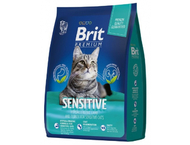 Корм сухой Brit Premium Cat Sensitive (для кошек с чувствительным пищеварением)