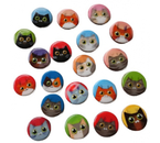 Значок деревянный «Котик» (Круглякова М.В.), ассорти