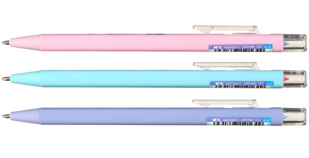 Ручка шариковая автоматическая M&G, AdorablePet, корпус ассорти, стержень синий