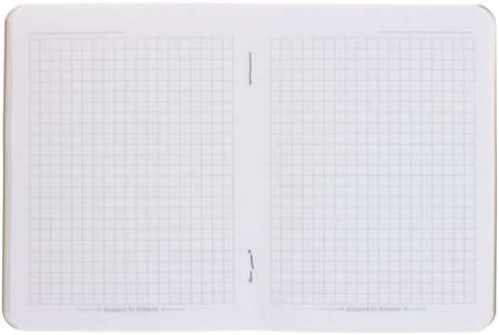 Книжка записная на скобе BeSmart Mur-Mur, 105*140 мм, 32 л., клетка, желтый