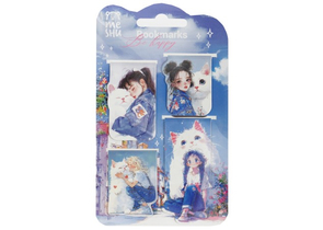 Закладки магнитные для книг Meshu, 4 шт., Be Happy