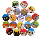 Магнит деревянный «Котик» (Круглякова М.В.), ассорти