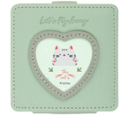 Зеркальце карманное складное Meshu, 85×95 мм, Cat's Meow