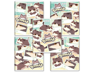 Тетрадь общая А5, 48 л. на скобе Brauberg «Милые коты»