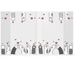 Обложка для тетрадей и дневников Funster, 210×350 мм, 110 мкм, Paws