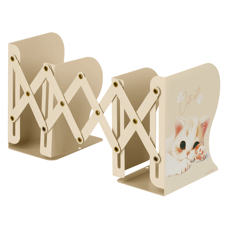 Подставка для книг металлическая Meshu, 17,5*13,5*10 см, Cute Cat