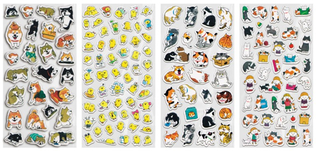 Наклейки виниловые декоративные Funster, 17,5*9 см, «Настроение», ассорти