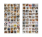 Набор наклеек ПВХ Meshu, 5×5 см, 100 шт., Cats, ассорти