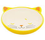 Миска керамическая овальная «Кошачья мордочка», 200 мл, 16×4×6,5 см, желто-белая Миска керамическая овальная «Кошачья мордочка», 200 мл, 16×4×6,5 см, желто-белая