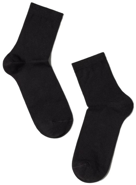 Носки женские Conte Elegant 3DSocks, размер 25-27, черные (высокие)