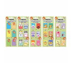 Закладки для книг магнитные Funster, 6 шт., 35×25 мм, «Зверята», ассорти