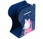 Подставка для книг Meshu, 19×14,7×10,5 см, темно-синяя, Space Cat