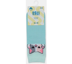 Носки детские Esli, размер 14, бледно-бирюзовые Носки детские Esli, размер 14, бледно-бирюзовые