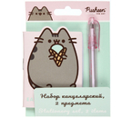 Набор подарочный канцелярский Pusheen, 2 предмета Набор подарочный канцелярский Pusheen, 2 предмета