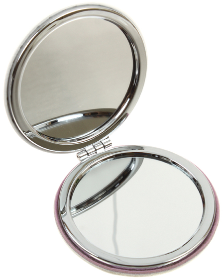 Зеркальце карманное складное Meshu, 70*70 мм, Black Cat