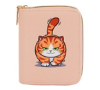 Кошелек из искусственной кожи «07-01-01», 8,5×2,5×10,5 см, оранжевый